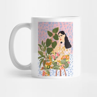 Floral Lady Mug